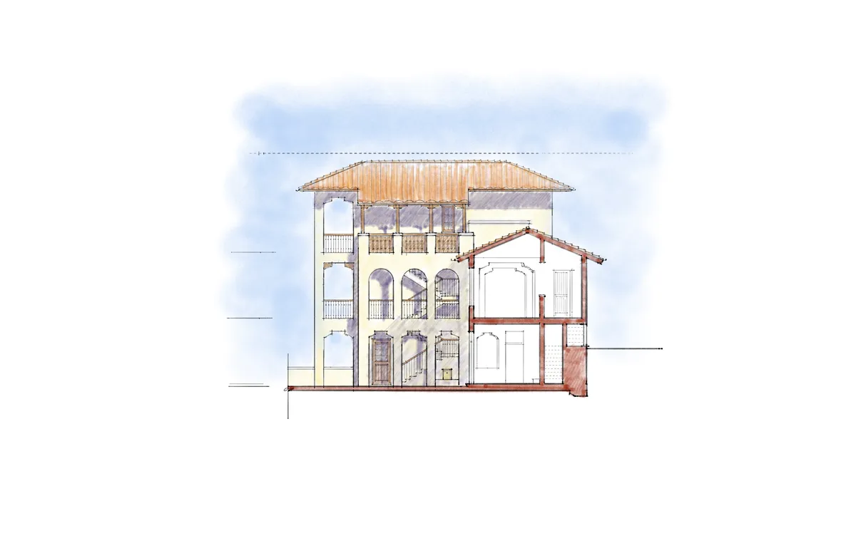 Casa Menta — interior and exterior